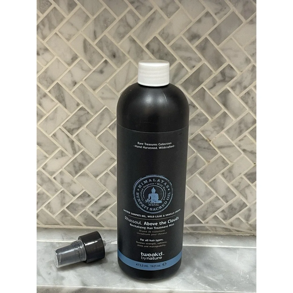 Tweak'd by Nature Rhassoul‎ Above The Clouds Hair Treatment Mist + Pump 16 fl oz